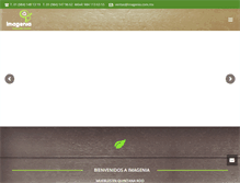 Tablet Screenshot of imagenia.com.mx
